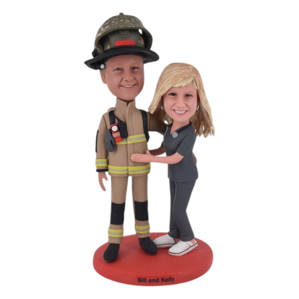 FBB23447 fireman and nurse