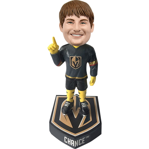 Golden Knight Chance- Bobblehead on the Las Vegas Sign