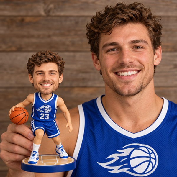 Custom Sports Bobble head basketball fans (2)