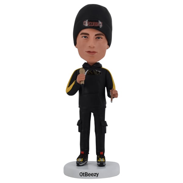 FBB9515-Rapper Custom Bobbleheads Hiphop with cigar add to bb