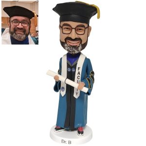 Personalized faculty graduation Bobblehead