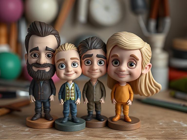 Polymer Clay for in Custom Bobbleheads