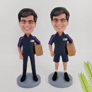 Custom Bobble Head for FedEx Worker