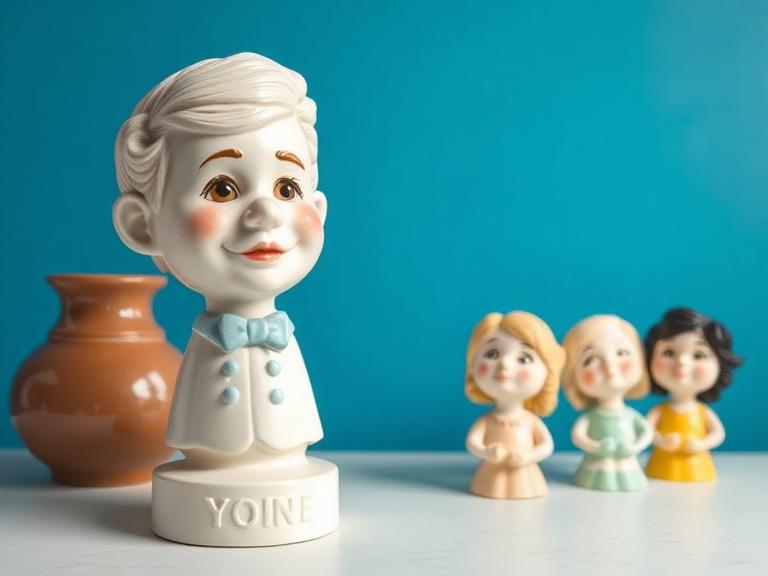 Ceramic and Porcelain bobble head