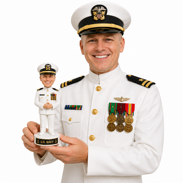 navy bobblehead
