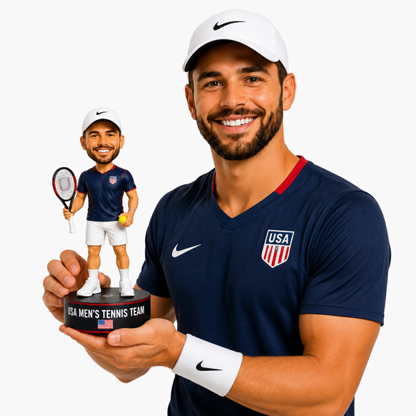 tennis bobblehead