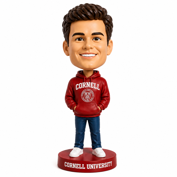 Cornell University Sweatshirt boblehead