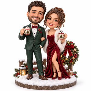 Christmas Couple Bobblehead
