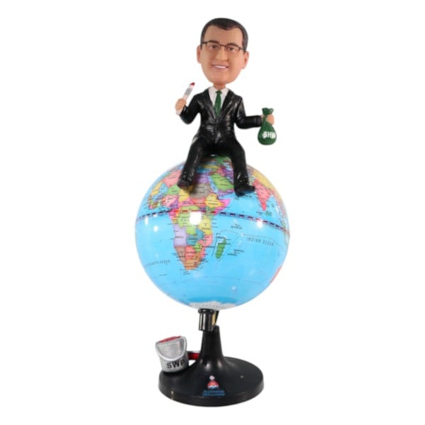 FBB21525 sitting on globe