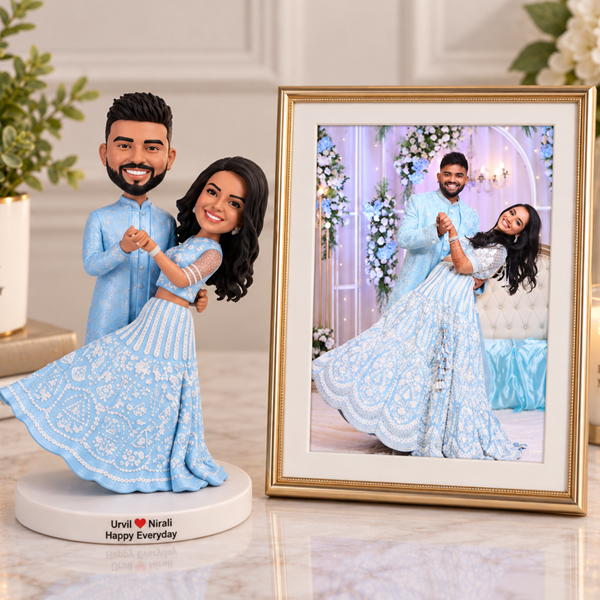 Indian couple bobblehead