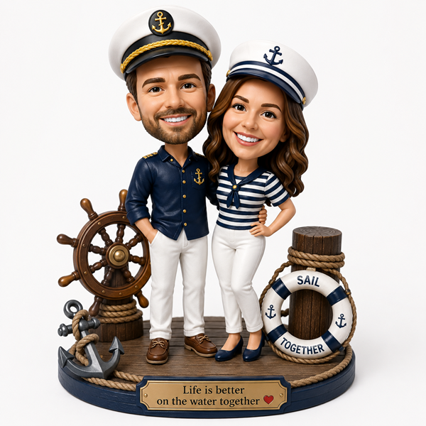 Nautical Couple Bobblehead