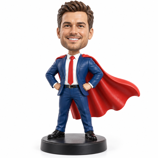custom bobblehead with cape2