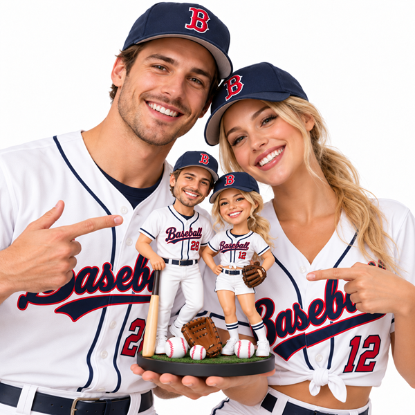 Couple Bobblehead baseball