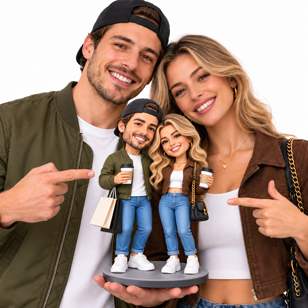 Couple Bobblehead casual