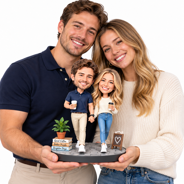 Couple Bobblehead casual2