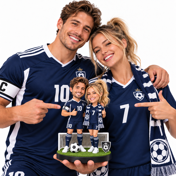 Couple Bobblehead soccer