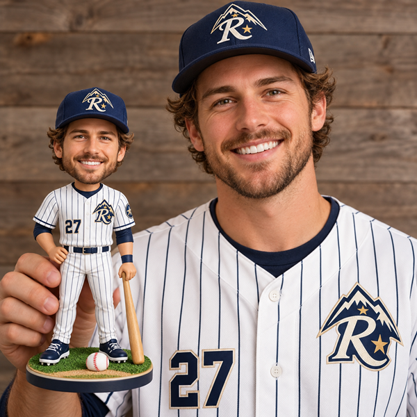 Custom Baseball Bobblehead Batter (6)