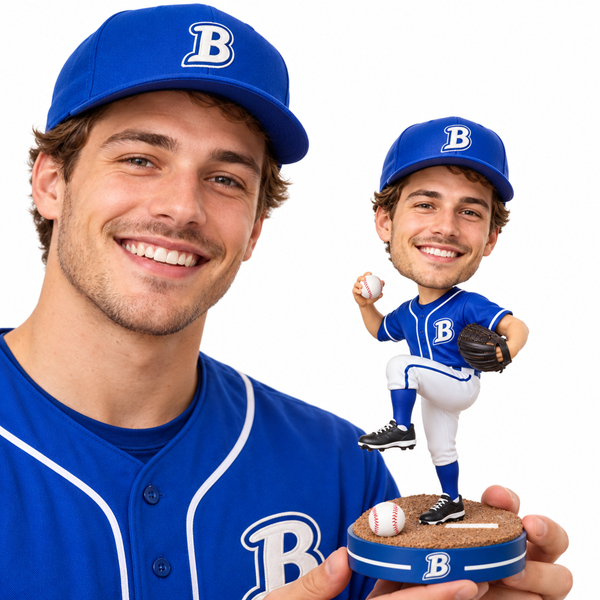 Custom Baseball Bobblehead Pitcher (3)
