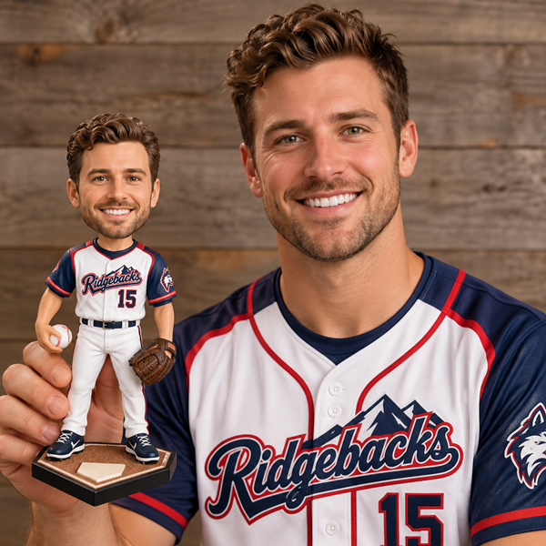 Custom Baseball Bobblehead Pitcher