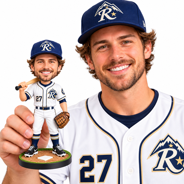 Custom Baseball Bobblehead Rangers