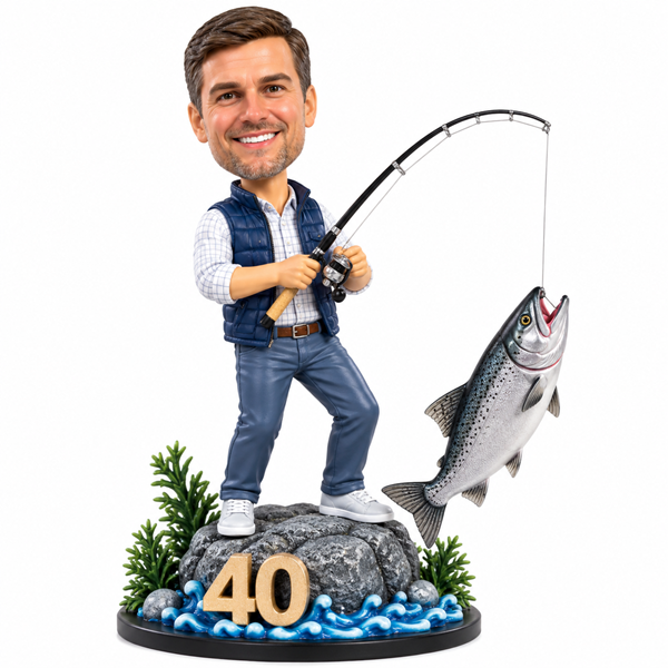 Custom Bobblehead Fisher 40TH Birthday