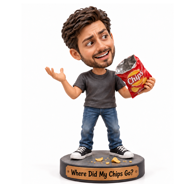 Custom Bobblehead with chips2