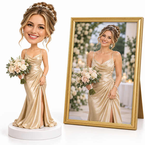 Custom Bridesmaid Bobble Head