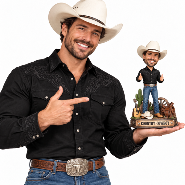 Custom Cowboy Bobblehead12