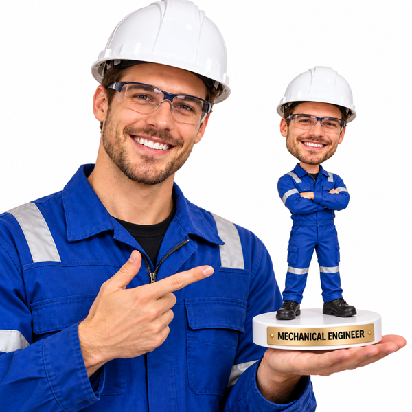 Custom Female Engineer Bobblehead3