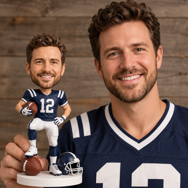 Custom Football Bobble Head (2)