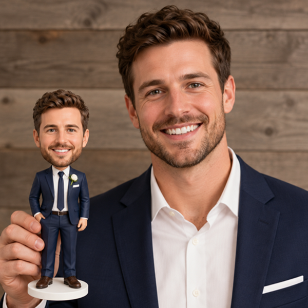 Custom Groomsmen Bobblehead gift for him (2)