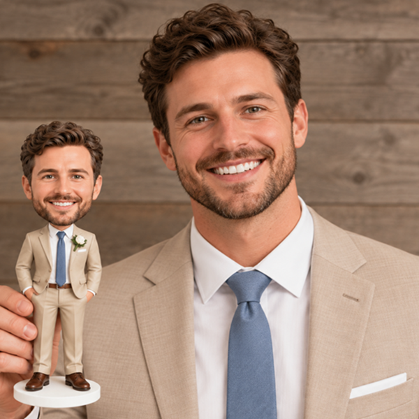 Custom Groomsmen Bobblehead gift for him (4)