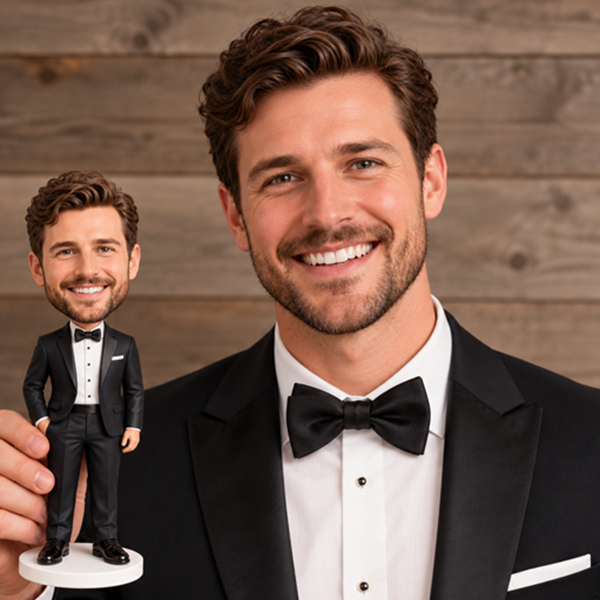 Custom Groomsmen Bobblehead gift for him