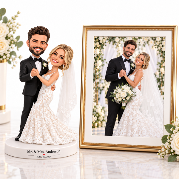 Custom Wedding Bobble head dancing (2)