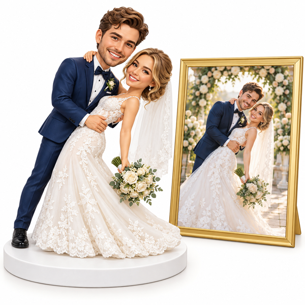 Custom Wedding Bobble head dancing (5)