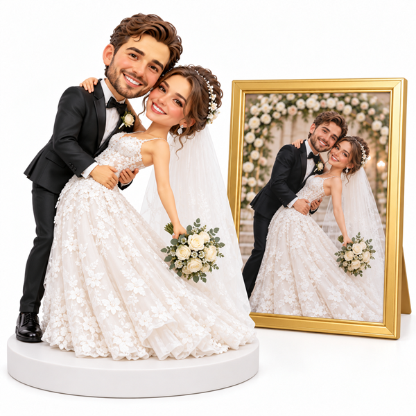 Custom Wedding Bobble head dancing (7)