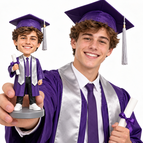 Graduation bobblehead Custom2