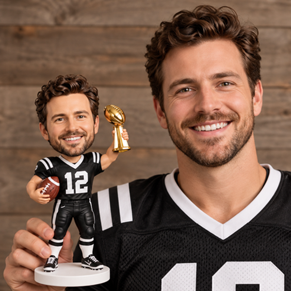 Personalized Football Bobblehead