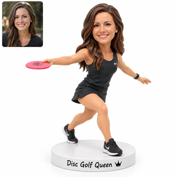 custom bobblehead disc golfer 1