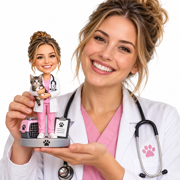 custom veterinarian bobblehead1