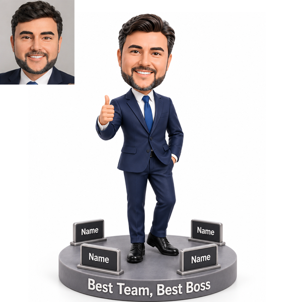 定价78美金Custom Boss With Office Team Bobblehead