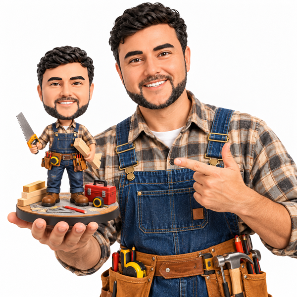 竟对是79美金Male Carpenter bobblehead1